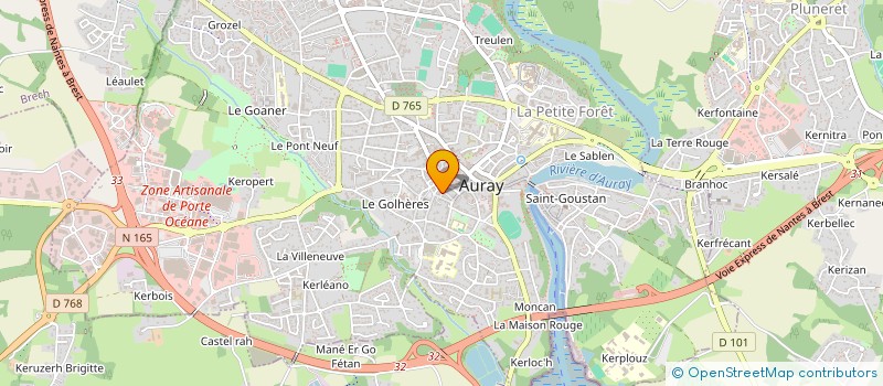 localisation de l'entreprise MADAME ANNICK GOUIFFES à AURAY