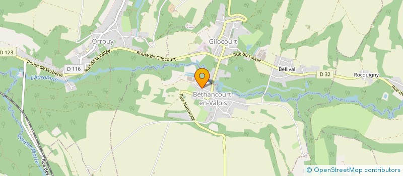 localisation de l'entreprise MADAME ANNICK GOURBI  BETHANCOURT-EN-VALOIS