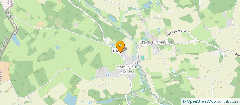 localisation de l'entreprise MADAME ANNICK GOUTARD  MARCILLY-SUR-MAULNE