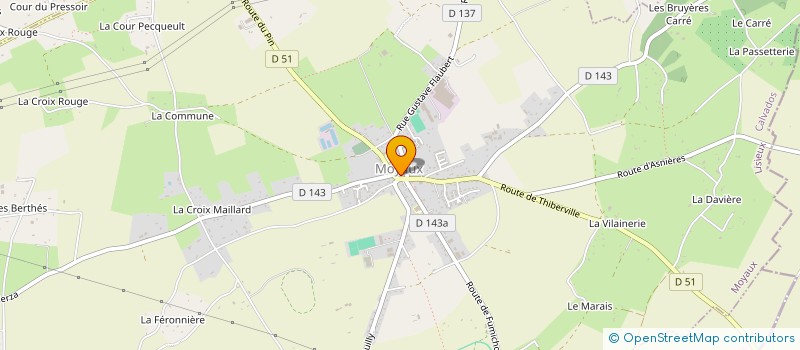 localisation de l'entreprise MADAME ANNICK GRIEU  MOYAUX