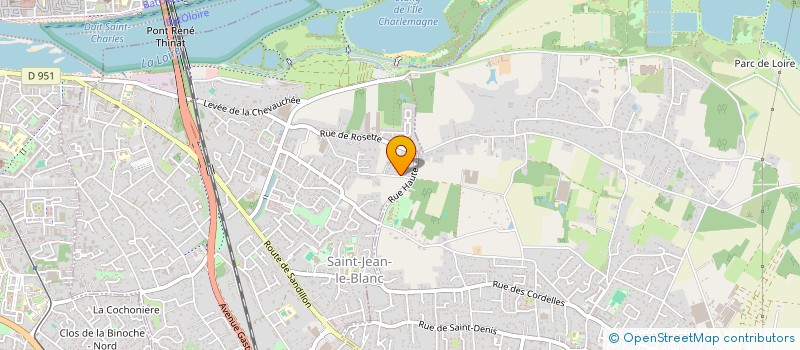 localisation de l'entreprise MADAME ANNICK GRIVEL  SAINT-JEAN-LE-BLANC