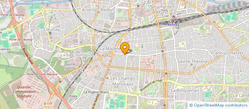 localisation de l'entreprise MADAME ANNICK GROU à RENNES