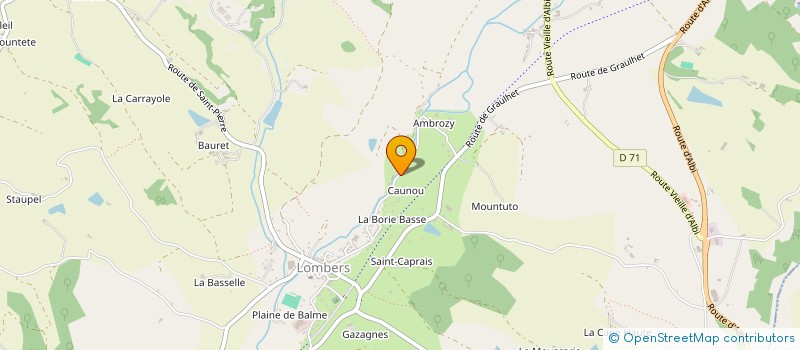 localisation de l'entreprise MADAME ANNICK GUICHARD  LOMBERS