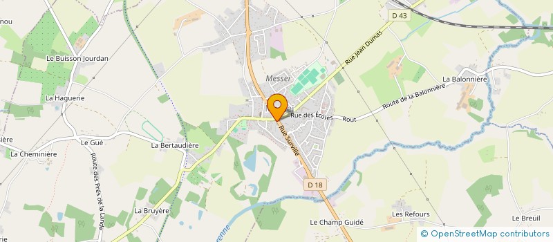localisation de l'entreprise MADAME ANNICK GUIDON à MESSEI