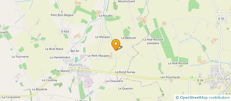 localisation de l'entreprise MADAME ANNICK GUILLOU à MANTILLY