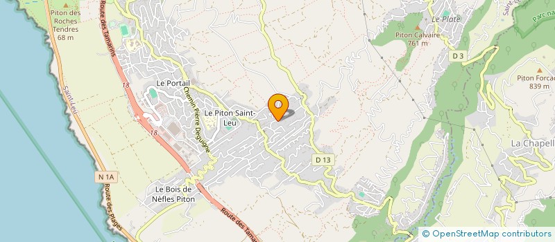 localisation de l'entreprise MADAME ANNICK HAMON à SAINT-LEU