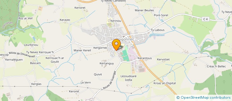 localisation de l'entreprise MADAME ANNICK HEMPEL à PLOGONNEC