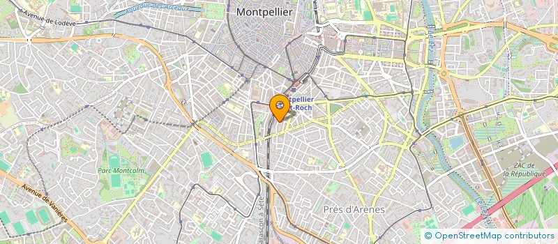 localisation de l'entreprise MADAME ANNICK HENNIARD  MONTPELLIER