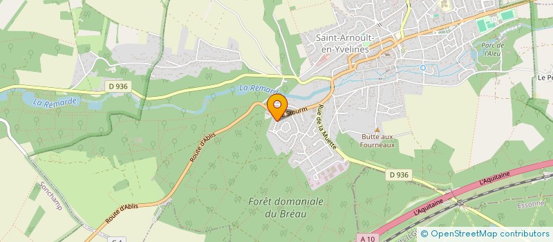 localisation de l'entreprise MADAME ANNICK HENRIET  SAINT-ARNOULT-EN-YVELINES