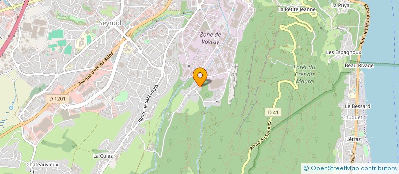 localisation de l'entreprise MADAME ANNICK HERBERT à ANNECY