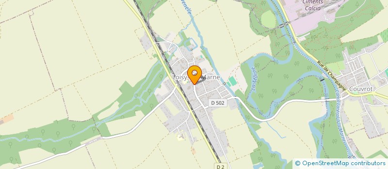 localisation de l'entreprise MADAME ANNICK HOLLEVOUT  LOISY-SUR-MARNE