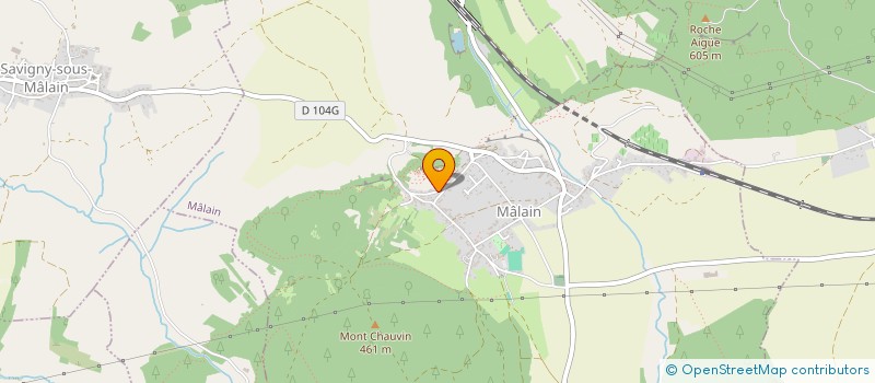 localisation de l'entreprise MADAME ANNICK HOYER  MALAIN