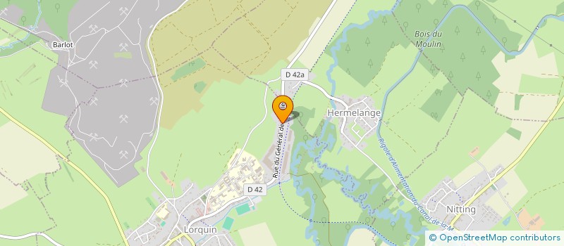 localisation de l'entreprise MADAME ANNICK HUBER  LORQUIN