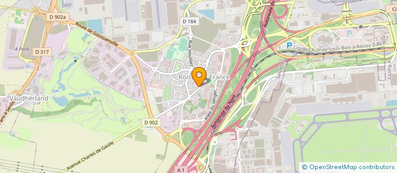 localisation de l'entreprise MADAME ANNICK HUMMEL  ROISSY-EN-FRANCE