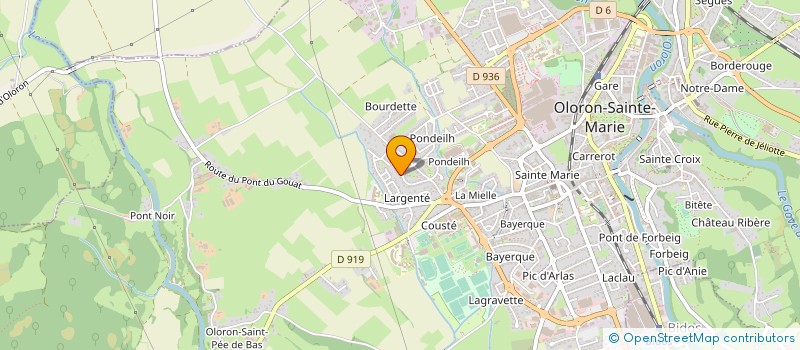 localisation de l'entreprise MADAME ANNICK ISTIL  OLORON-SAINTE-MARIE