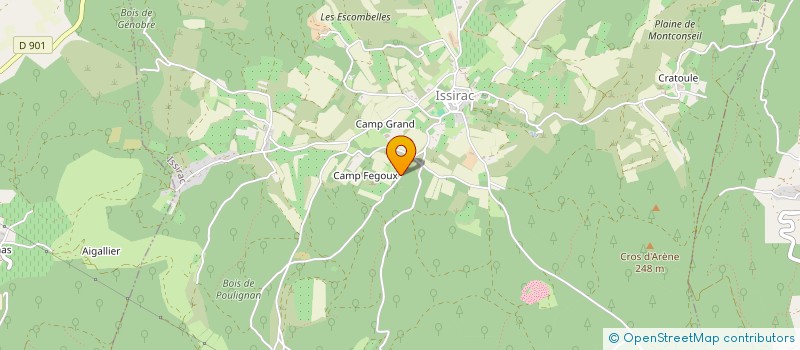 localisation de l'entreprise MADAME ANNICK JACOB  ISSIRAC