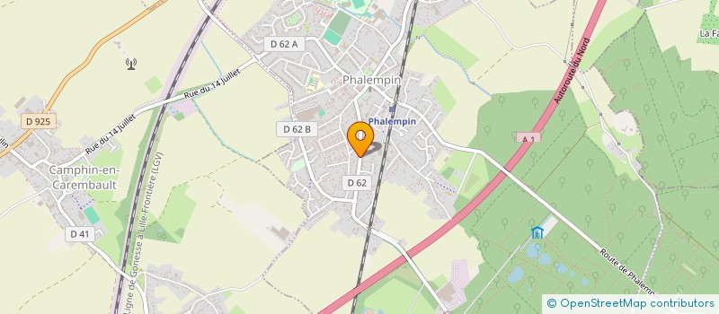 localisation de l'entreprise MADAME ANNICK JACQUIER  PHALEMPIN