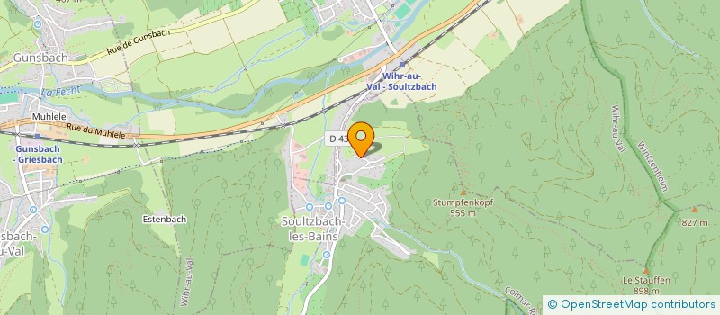 localisation de l'entreprise MADAME ANNICK JAEGLE  SOULTZBACH-LES-BAINS