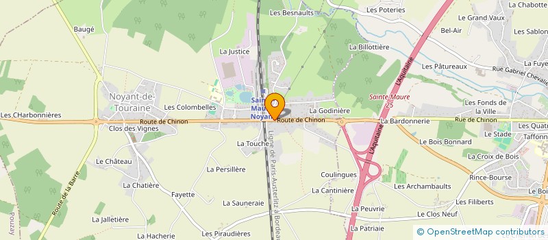 localisation de l'entreprise MADAME ANNICK JAHAN à SAINTE-MAURE-DE-TOURAINE