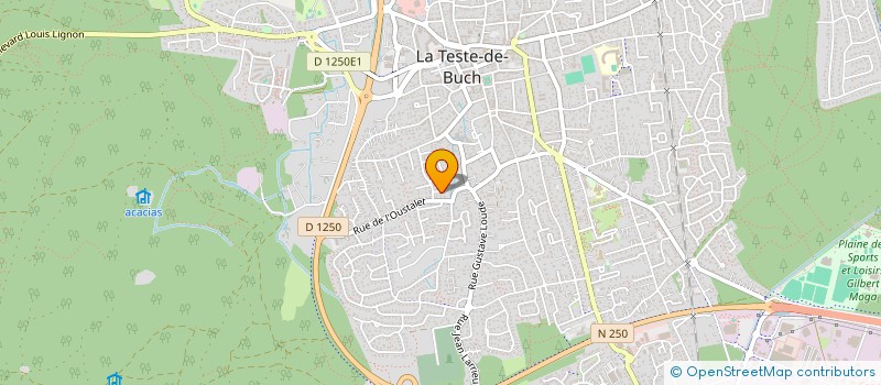 localisation de l'entreprise MADAME ANNICK JANVIER  LA TESTE-DE-BUCH