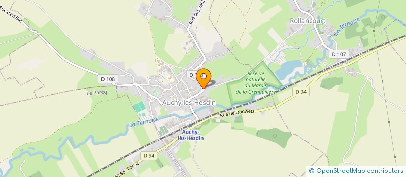 localisation de l'entreprise MADAME ANNICK JASPARD  AUCHY-LES-HESDIN