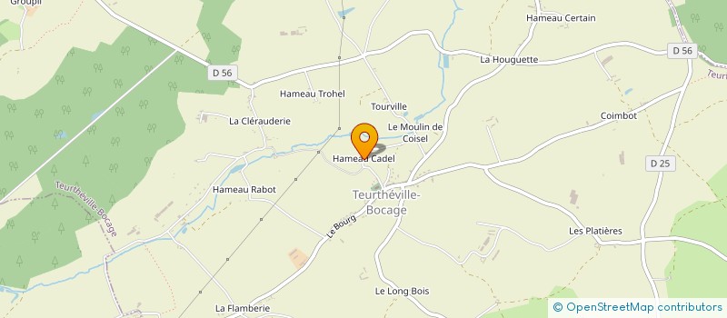 localisation de l'entreprise MADAME ANNICK JEAN  TEURTHEVILLE-BOCAGE