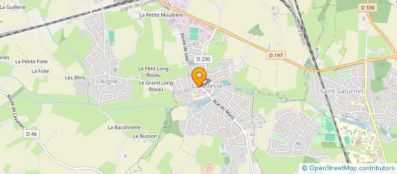 localisation de l'entreprise MADAME ANNICK-JEANNINE ADET  LA MILESSE