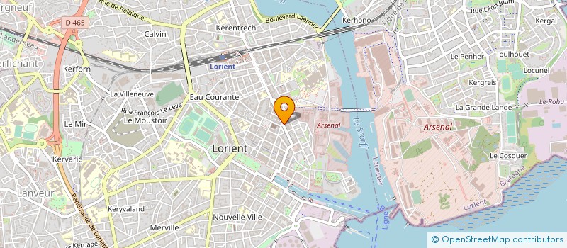 localisation de l'entreprise MADAME ANNICK JONCOUR à LORIENT
