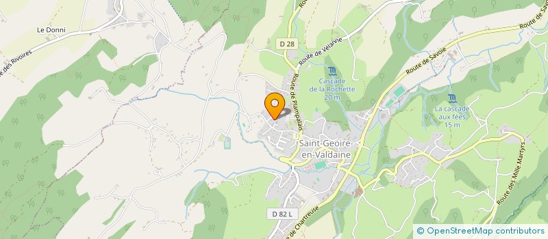 localisation de l'entreprise MADAME ANNICK KIJANSKI  SAINT-GEOIRE-EN-VALDAINE
