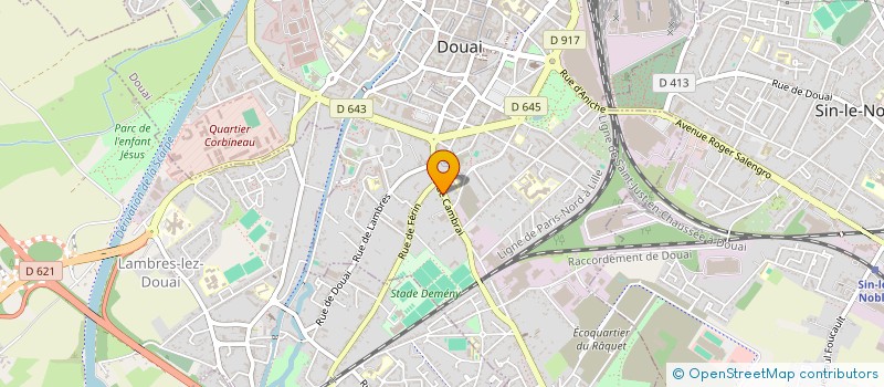 localisation de l'entreprise MADAME ANNICK KOBAK à DOUAI