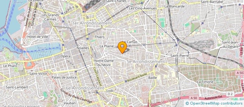 localisation de l'entreprise MADAME ANNICK LABAT à MARSEILLE
