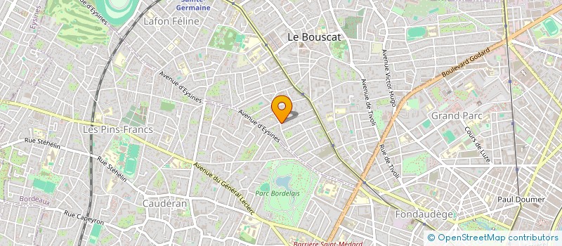 localisation de l'entreprise MADAME ANNICK LACLIE à LE BOUSCAT