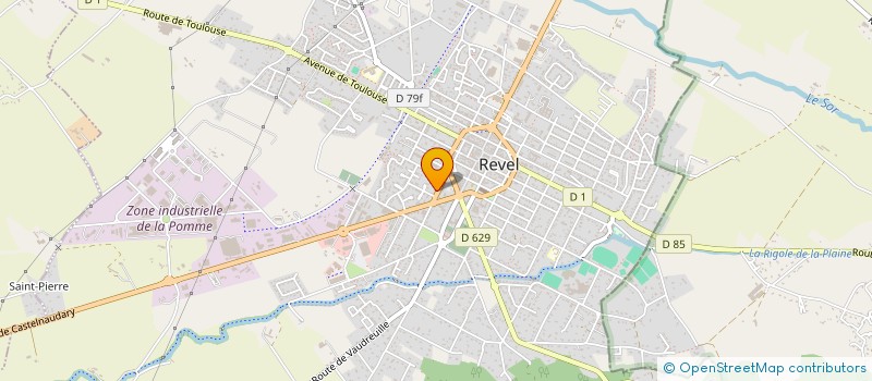 localisation de l'entreprise MADAME ANNICK LAFONT  REVEL