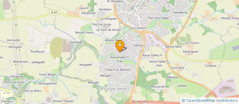 localisation de l'entreprise MADAME ANNICK LAGEMANN  GOUESNOU