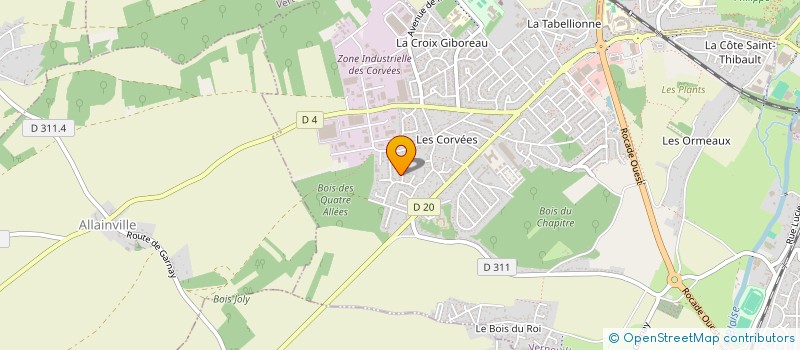 localisation de l'entreprise MADAME ANNICK LAGIER à VERNOUILLET