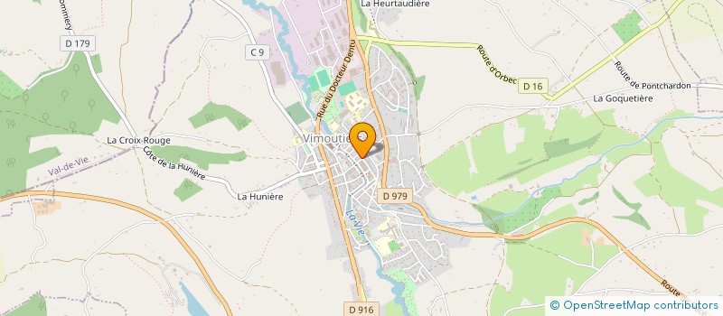 localisation de l'entreprise MADAME ANNICK LAGRUE à VIMOUTIERS