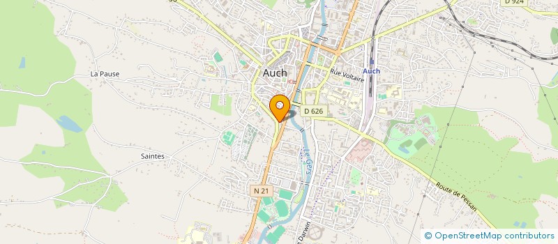 localisation de l'entreprise MADAME ANNICK LALANNE  AUCH