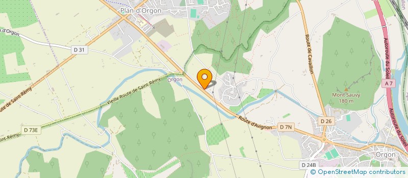 localisation de l'entreprise MADAME ANNICK LAMBERT  ORGON