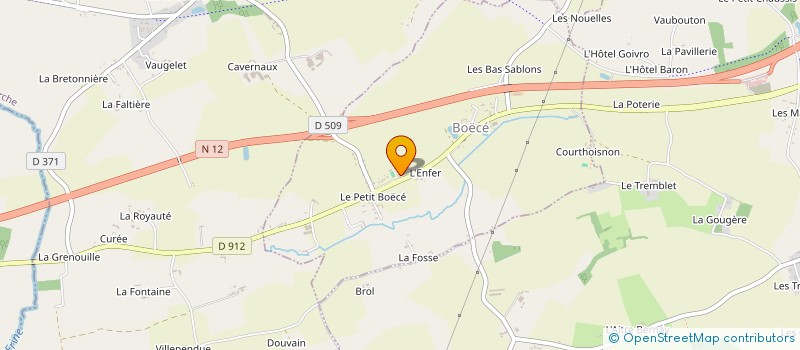 localisation de l'entreprise MADAME ANNICK LANCELIN à COURGEOUT
