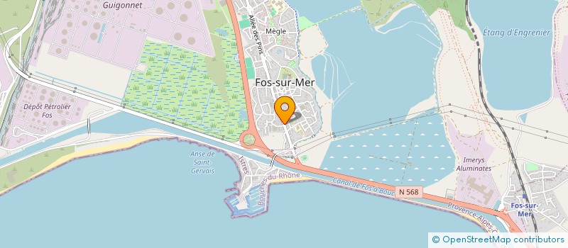 localisation de l'entreprise MADAME ANNICK LARGOUET à FOS-SUR-MER