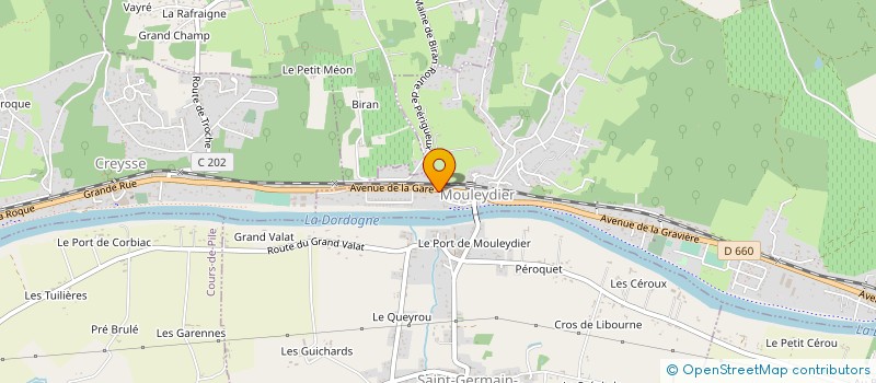 localisation de l'entreprise MADAME ANNICK LAROCHE à MOULEYDIER