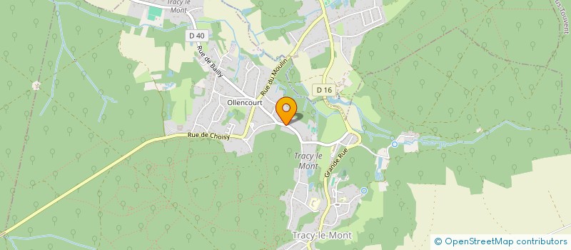 localisation de l'entreprise MADAME ANNICK LARUELLE  TRACY-LE-MONT