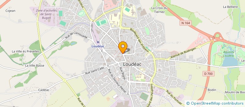 localisation de l'entreprise MADAME ANNICK LASSALLE à LOUDEAC