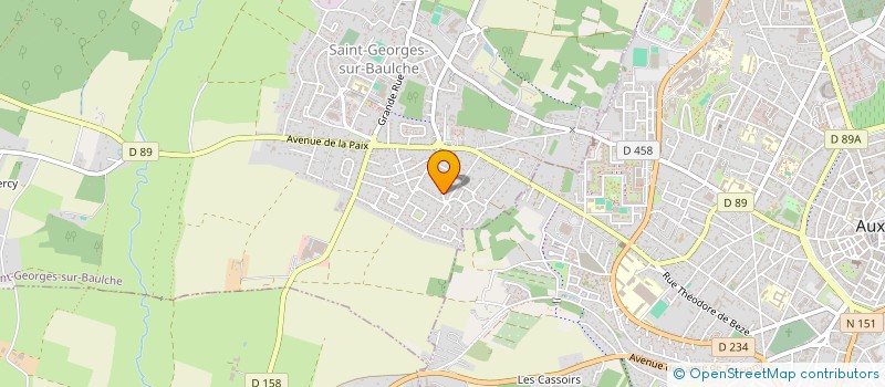 localisation de l'entreprise MADAME ANNICK LAVANTUREUX à SAINT-GEORGES-SUR-BAULCHE