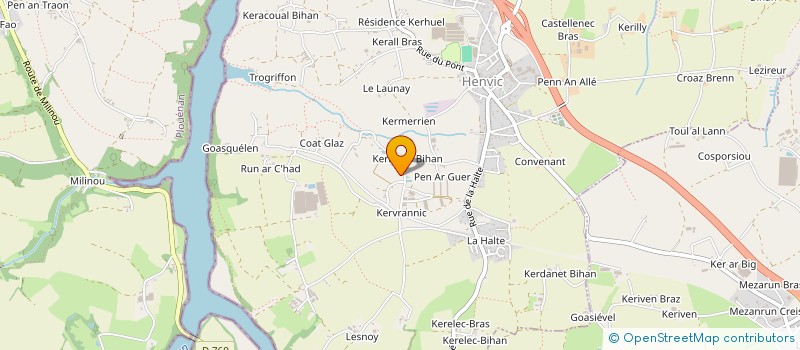 localisation de l'entreprise MADAME ANNICK LAVIEC à TAULE