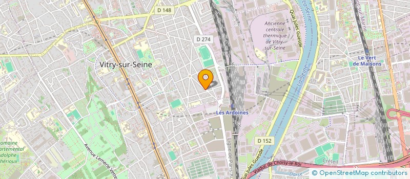 localisation de l'entreprise MADAME ANNICK LE BRETON à VITRY-SUR-SEINE