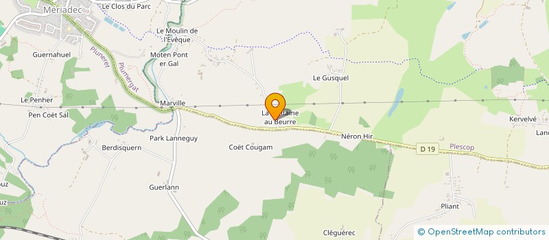 localisation de l'entreprise MADAME ANNICK LE GLEUHER  PLESCOP