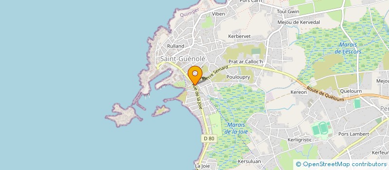 localisation de l'entreprise MADAME ANNICK LE GUELLEC à PENMARCH
