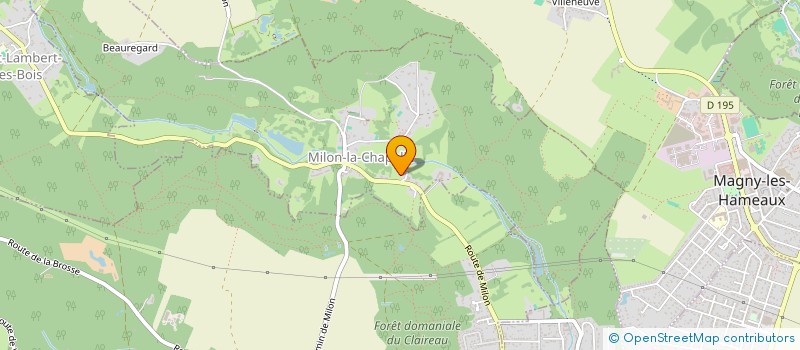 localisation de l'entreprise MADAME ANNICK LE GUEN  MILON-LA-CHAPELLE