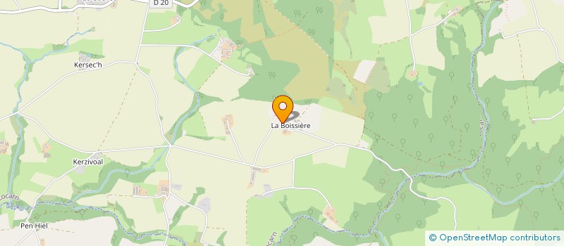 localisation de l'entreprise MADAME ANNICK LE MAO  LOCARN